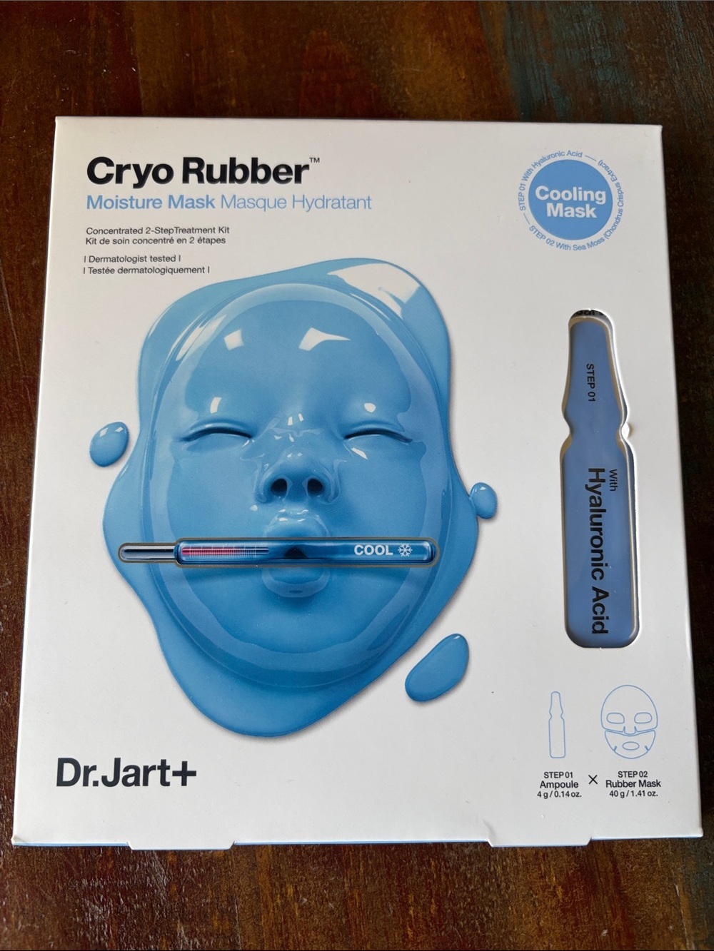 New Dr.Jart+ Cryo Rubber Cooling Moisture Mask